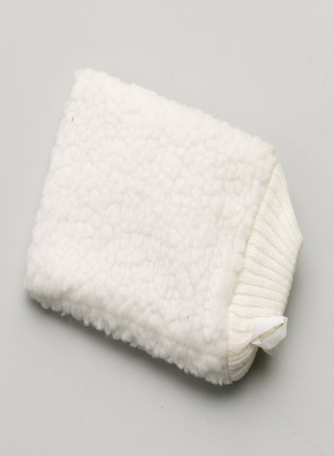 EquiEssentials Fleece Wipe Applicator Mitt White
